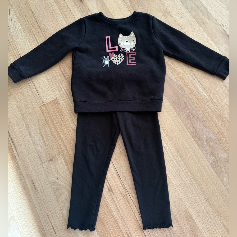 Garanimals Black Toddler Outfit